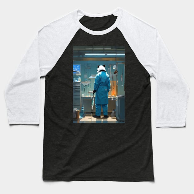 Surgeon panda Baseball T-Shirt by Spaceboyishere